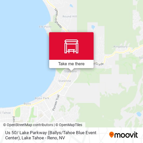 Us 50/ Lake Parkway (Ballys / Tahoe Blue Event Center) map