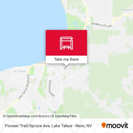 Mapa de Pioneer Trail/Spruce Ave