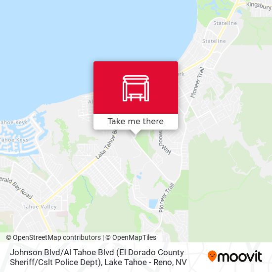 Johnson Blvd / Al Tahoe Blvd (El Dorado County Sheriff / Cslt Police Dept) map