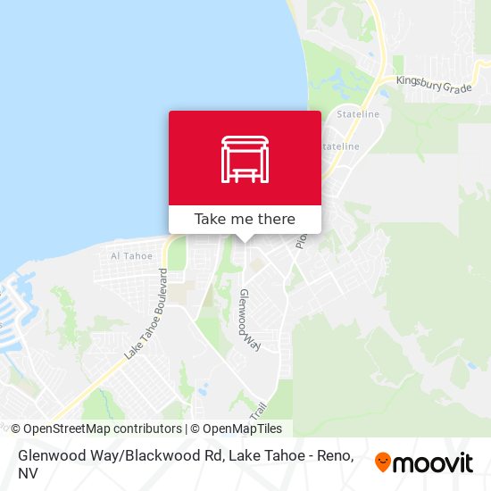 Glenwood Way/Blackwood Rd map
