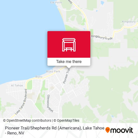 Mapa de Pioneer Trail / Shepherds Rd (Americana)