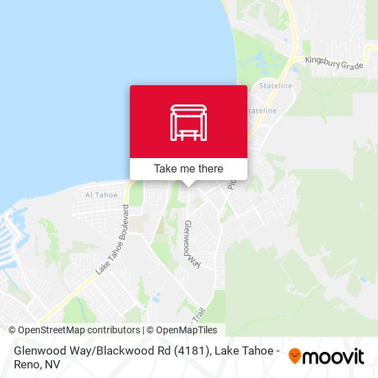 Glenwood Way/Blackwood Rd map