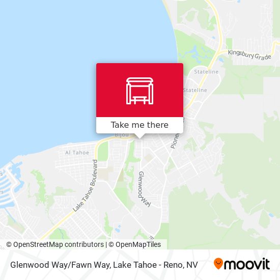 Glenwood Way/Fawn Way map