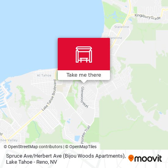 Spruce Ave / Herbert Ave (Bijou Woods Apartments) map
