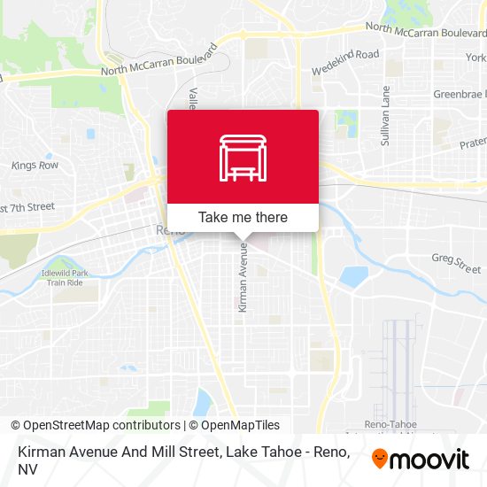 Kirman Avenue And Mill Street map