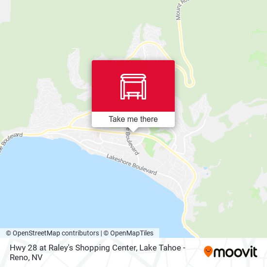 Hwy 28 at Raley's Shopping Center map