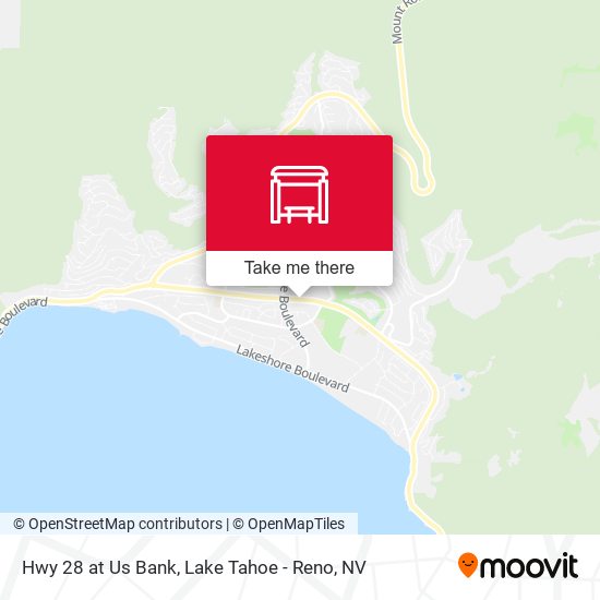 Hwy 28 at Us Bank map