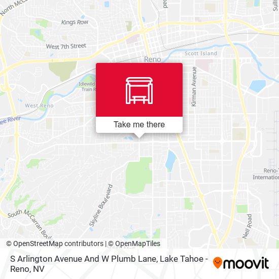 S Arlington Avenue And W Plumb Lane map