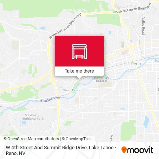 W 4th Street And Summit Ridge Drive map