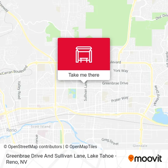 Greenbrae Drive And Sullivan Lane map