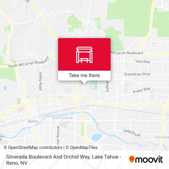 Silverada Boulevard And Orchid Way map