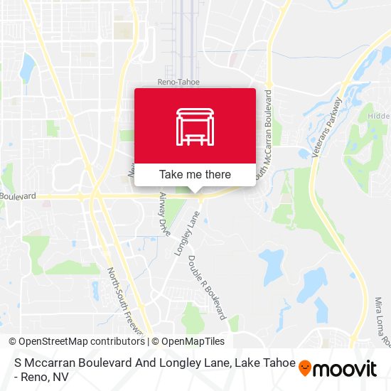 S Mccarran Boulevard And Longley Lane map