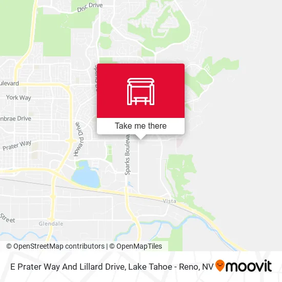 Mapa de E Prater Way And Lillard Drive