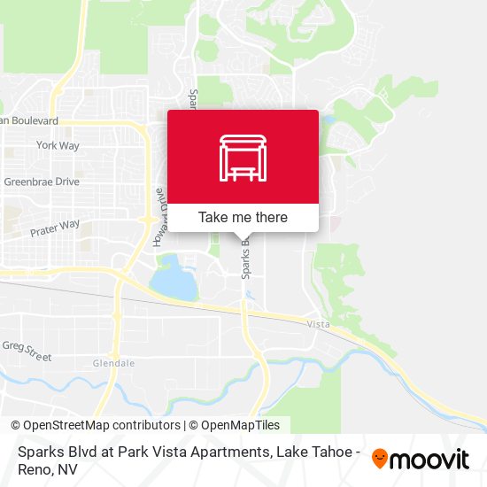 Sparks Blvd at Park Vista Apartments map