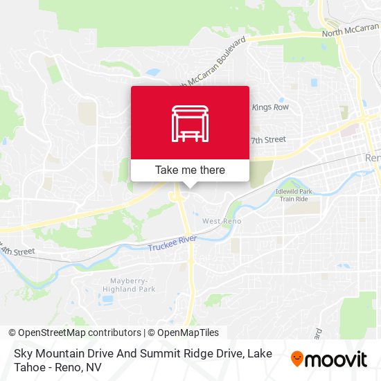 Sky Mountain Drive And Summit Ridge Drive map