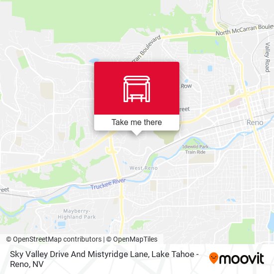 Mapa de Sky Valley Drive And Mistyridge Lane