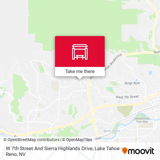 W 7th Street And Sierra Highlands Drive map