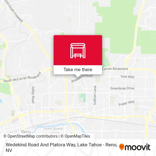 Wedekind Road And Platora Way map