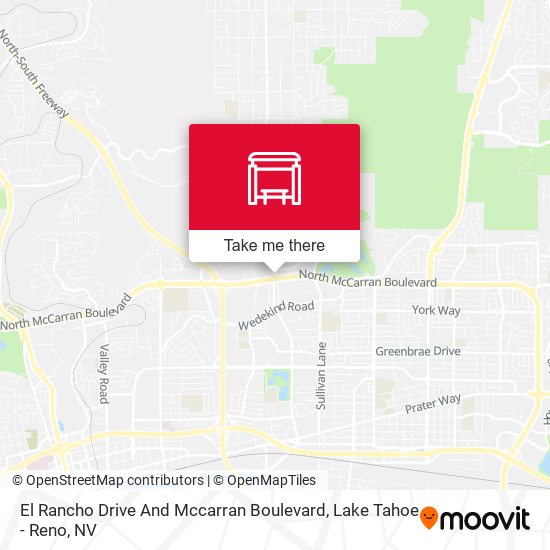 El Rancho Drive And Mccarran Boulevard map