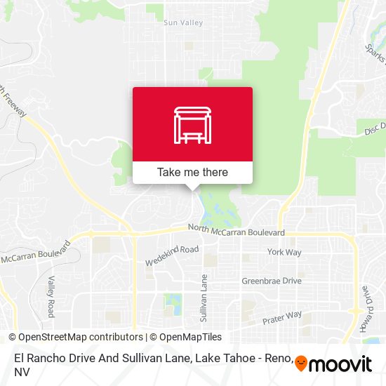 El Rancho Drive And Sullivan Lane map