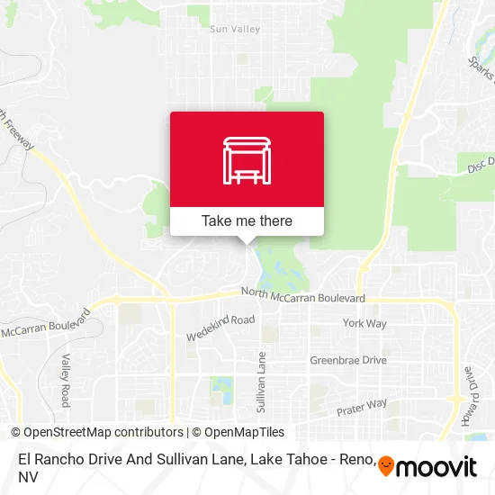 El Rancho Drive And Sullivan Lane map
