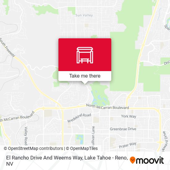 El Rancho Drive And Weems Way map