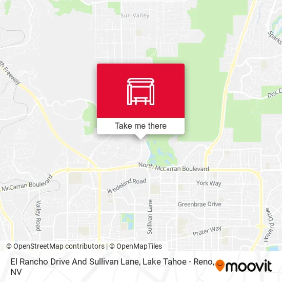 Mapa de El Rancho Drive And Sullivan Lane