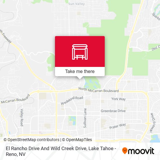 El Rancho Drive And Wild Creek Drive map
