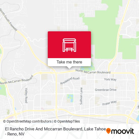 El Rancho Drive And Mccarran Boulevard map