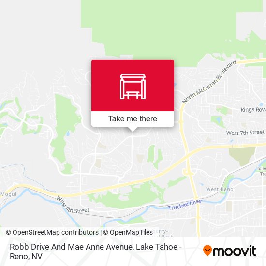Robb Drive And Mae Anne Avenue map