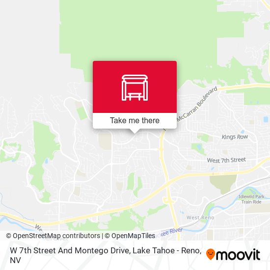 Mapa de W 7th Street And Montego Drive