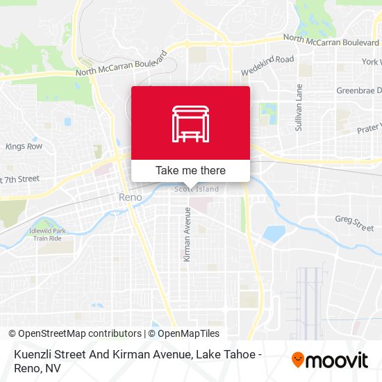 Kuenzli Street And Kirman Avenue map