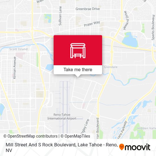 Mapa de Mill Street And S Rock Boulevard