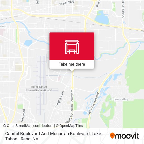 Capital Boulevard And Mccarran Boulevard map
