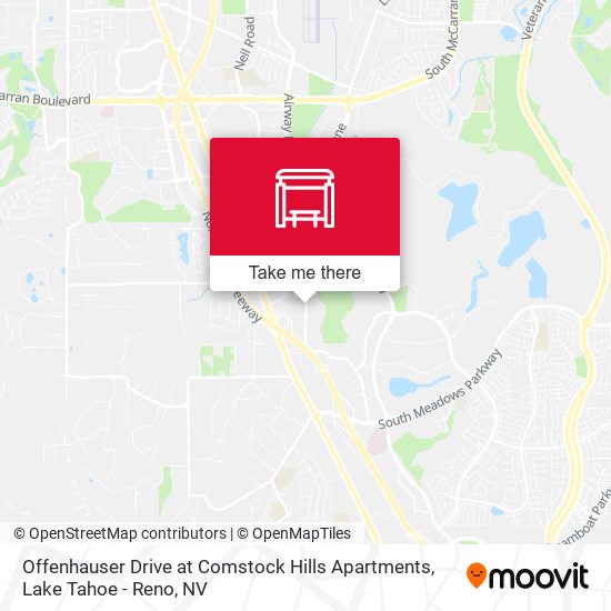 Offenhauser Drive at Comstock Hills Apartments map