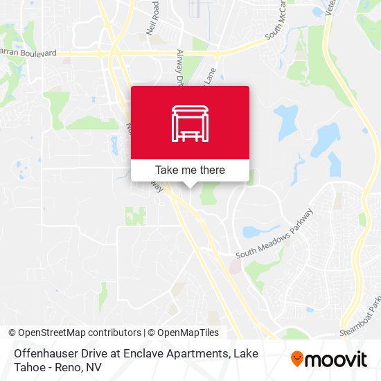 Offenhauser Drive at Enclave Apartments map