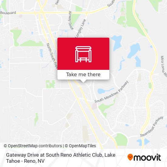 Gateway Drive at South Reno Athletic Club map