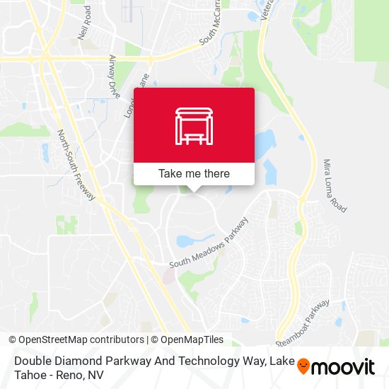 Double Diamond Parkway And Technology Way map