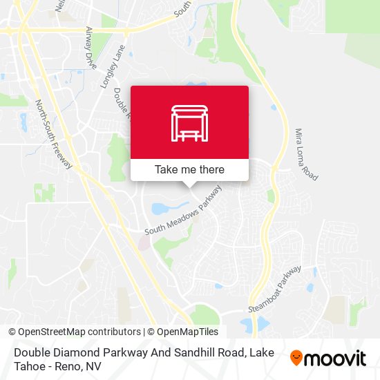 Double Diamond Parkway And Sandhill Road map