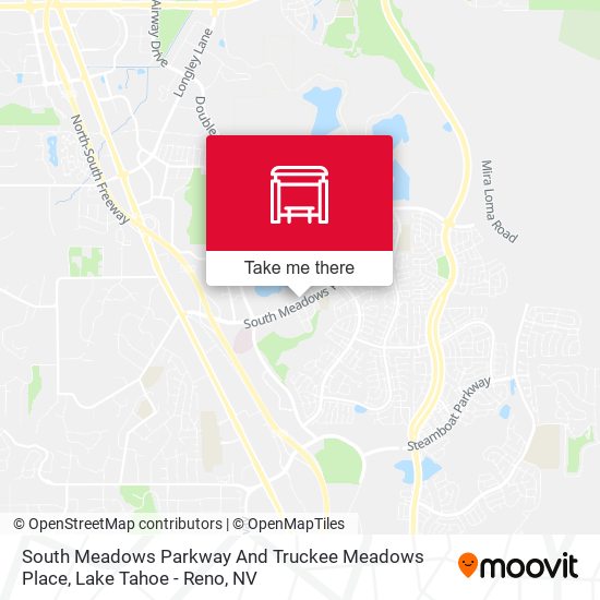 South Meadows Parkway And Truckee Meadows Place map