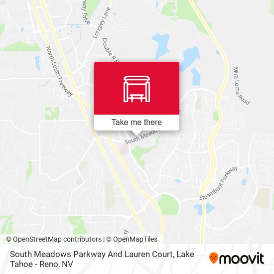 South Meadows Parkway And Lauren Court map