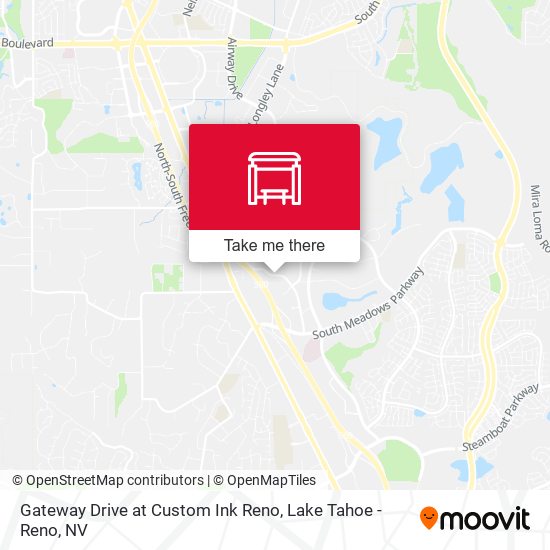 Gateway Drive at Custom Ink Reno map