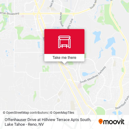 Offenhauser Drive at Hillview Terrace Apts South map