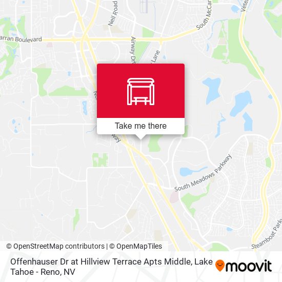 Offenhauser Dr at Hillview Terrace Apts Middle map