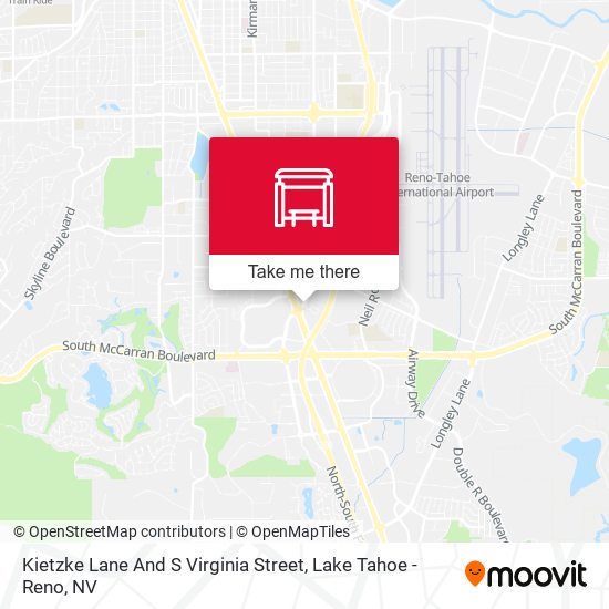 Mapa de Kietzke Lane And S Virginia Street