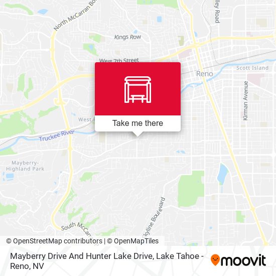 Mayberry Drive And Hunter Lake Drive map