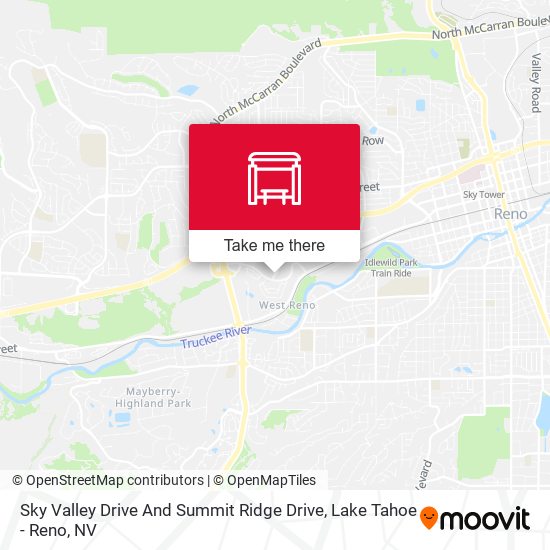 Sky Valley Drive And Summit Ridge Drive map
