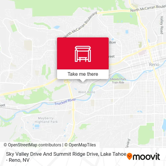 Sky Valley Drive And Summit Ridge Drive map