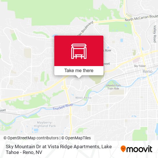 Sky Mountain Dr at Vista Ridge Apartments map