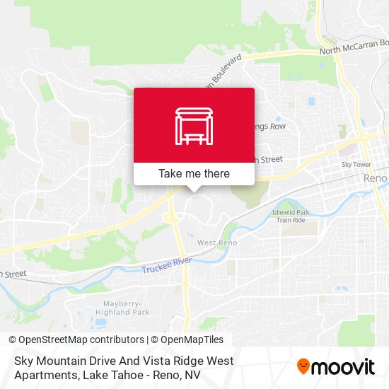 Sky Mountain Drive And Vista Ridge West Apartments map
